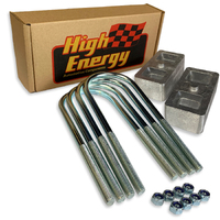 High Energy 1.5" Inch 38mm Lowering Blocks For Holden HR HK HT HG HQ HJ HX HZ WB HELB15-1