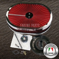 Autotecnica 12" Sports Carby Air Filter Suit Holley Quadrajet Carburettor HFL12N