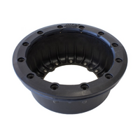 HiPer Front 4" carbon wheel half with beadlock Including black locking ring and hardware