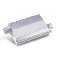 Hooker Aero Chamber Muffler 3" Offset Inlet With 3" Offset Outlet