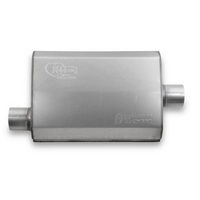 Hooker Maximum Flow Muffler 2-1/2" Offset Inlet With 2-1/2" Center Outlet