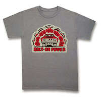 Holley Bolt-On Power Logo T-shirt Short Sleeve Grey Men's