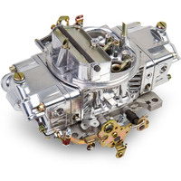 Holley Carburettor Gasoline Model 4150 Aluminun 600 cfm 4-Barrel Manual Choke Dual Inlet Tumble Polished HL0-4776SA