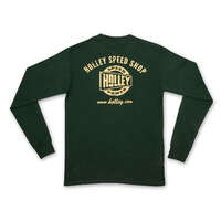 Holley T-Shirt Long Sleeve Speed Shop Forest Green Men's Large HL10131-LGHOL