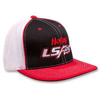 Holley Hat Flexfit Flat Bill Large Red/Black HL10166-LGHOL