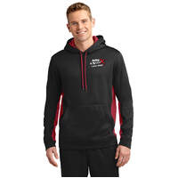 Holley Hoodie Pullover LS Fest Cotton Men's 2XL Gray/Red HL10223-2XHOL