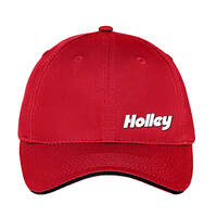 Holley Hat Red Velcro HL10230HOL