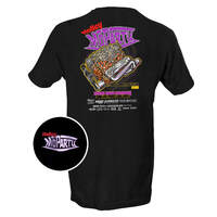 Holley T-Shirt Moparty Old School Black Men's Small HL10263-SMHOL