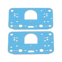 Holley Gaskets Blue Reusable Fiber Metering Block Pair HL108-121