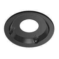 Holley Air Cleaner Bottom Dropped Base Steel Black Painted 14 in. Diameter HL120-511