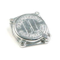 Holley Housing Cover Vacuum Secondary Diaphragm Die-Cast Aluminium Shiny Model 4160 HL20-85S