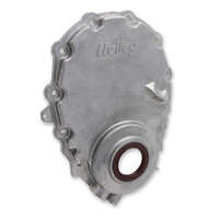 Holley Vortec/Small Block Timing Chain Cover w/o Crank Sensor provision Natural Finish (Carb) HL21-150
