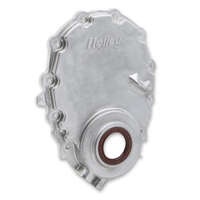 Holley Vortec/Small Block Timing Chain Cover w/Crank Sensor provision Natural Finish (EFI)  HL21-152