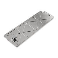 Holley Engine Valley Cover LS Billet Aluminium Natural Trussed Chevrolet Oil Fill 11-Bolt Cover HL241-360