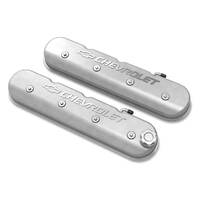 Holley Valve Cover GM Licensed Tall Height GM LS Engines Natural Pair HL241-400