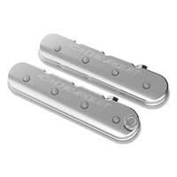 Holley Valve Cover GM Licensed Tall Height GM LS Engines Polished Pair HL241-401