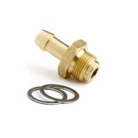 Holley Fitting Fuel Bowl 9/16-24 in. Thread to 5/16 in. Inlet Brass Gold Iridited HL26-24