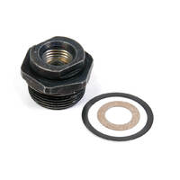 Holley Fitting Carburetor Inlet 7/8-20 in. Male to 1/2-20 in. Female Inverted Flare 5/16 in. Line HL26-27