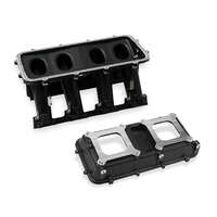 Holley Intake Manifold Carb Hi-Ram 11.08/11.08 in. Height 7000-8000 RPM GM LS3/L92 Black HL300-113BK