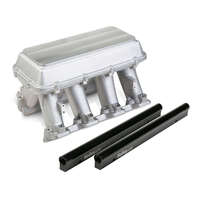 Holley Intake Manifold EFI Hi-Ram 11.08/11.08 in. Height 1500-7000 RPM GM LS3/L92 Satin HL300-119