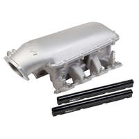 Holley Intake Manifold EFI Mid Rise 10.44/9.99 in. Height 1500-6500 RPM GM SB Gen III/IV (LS) Satin HL300-127