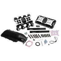 Holley Intake Manifold EFI Mid Rise 10.44/9.99 in. Height 1500-6500 RPM GM LS3/L92 Black HL300-135BK