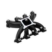 Holley Intake Manifold EFI Single Plane 5.417/5.417 in. Height 2500-7000 RPM GM LS3/L92 Black HL300-136BK