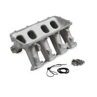 Holley Intake Manifold LT Modular Hi-Ram Lower Base Only Tunnel Ram Style Aluminium Natural Chevy 5.3L 6.2L HL300-237