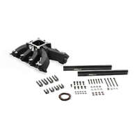 Holley Intake Manifold EFI Split Single Plane 7.32 /7.32 in. Height 2500-7000 RPM GM LS3/L92 Black HL300-290BK