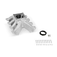 Holley Intake Manifold LS Split Design Carbureted Single Plane Aluminium Natural 4500 Dominator Chevrolet LS1 LS2 LS6 HL300-295