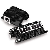 Holley Intake Manifold EFI High Rise 10.625/10.625 in. Height 2000-6500 RPM for Ford SB V8 Black HL300-72BK
