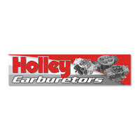 Holley Banner Vinyl Carburetors Logo 96 in. Length 23 in. Width HL36-75