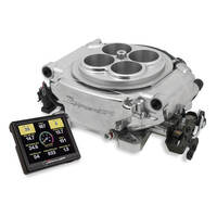 Sniper EFI Sniper Fuel Injection System Holley EFI Self-Tuning Handheld EFI Monitor Shiny Finish TB Mounted ECU Kit