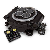 Sniper EFI Sniper Fuel Injection System Holley Super 1250 HP 4150 Flange Self-Tuning Black Throttle Body Kit