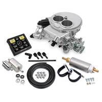 Sniper EFI Sniper Fuel Injection System Holley EFI 2300 Master Kit 350 HP Support Polished Throttle Body Kit