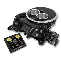 Sniper EFI Sniper Fuel Injection System Holley EFI 2300 Tuning Kit 350 HP Support Black Throttle Body Kit