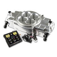 Sniper EFI Sniper Fuel Injection System Stealth 4150 Flange Polished up to 650 hp 870 cfm Four 100 lbs./hr. Injectors Kit