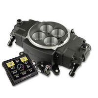 Sniper EFI Sniper Fuel Injection System Super Stealth 4150 Flange Black up to 650 hp 870 cfm Four 100 lbs./hr. Injectors Kit