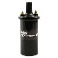 Holley EFI Ignition Coil Sniper EFI Canister Round Epoxy Filled Black 45 000 V Each