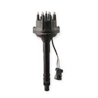 Holley EFI Distributor Black EFI Dual-Sync Computer-controlled Hall Effect Male/HEI Steel Gear Black Cap For Chevrolet Small Block Big Block 