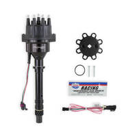 Sniper EFI Sniper Distributor HyperSpark Hall Effect EFI Billet Black Anodised V8 Small Block Gen I Big Block Mark IV For Chevrolet Each