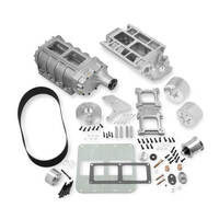 Weiand Supercharger System Roots 6-71 Series Satin 8 Percent Underdrive For Chevrolet Big Block Kit
