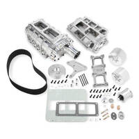 Weiand Supercharger System Roots 6-71 Series Polished 8 Percent Underdrive For Chevrolet Big Block Kit