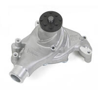Weiand Water Pump Mechanical Team G Long High-Volume Aluminium Natural For Chevrolet Small Block Each