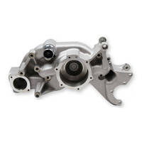 Holley Water Pump Mechanical Standard Volume Counterclockwise Mid-Mount Accessory Drive Aluminium Natural Chevy HL97-223