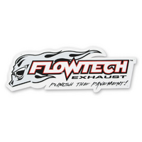 Flowtech Metal Sign with Flowtech Logo Size: 18" x 7"