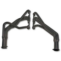 Flowtech Full Length Headers 1-5/8" x 3" Suit 1955-57 Chev 265-400 V8 painted black