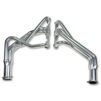 Flowtech Full Length Headers 1-5/8" x 3" Ceramic Coated Suit 1955-57 Chev with 265-400 V8