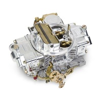 Holley 750 CFM 4-Barrel Street Carburettor Silver 4160 Series Alloy Body