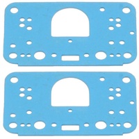 Holley Metering Block Gaskets 4500 Dominator 3 circuit Blue non stick 2-pack
